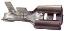 ST2050802 наконечник неизолированный ножевой (мама), для провода A.W.G. 22-18 сечением 0,3…0,8 кв.мм, луженая латунь