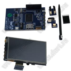 Waveshare 3.5 inch HDMI LCD, 480x320, IPS Raspberry 12824 модуль дисплейный