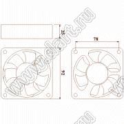 RA-9225S12 220V вентилятор