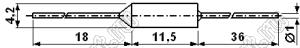 RY01-260-15 термопредохранитель; нормально замкнут.; Tf=260°C; I max=15А; U=250В