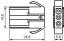 3921-03 (MFC-03M, KR4500HM-1X03P-1) корпус вилки на кабель; P=4,50мм; 3 (1x3)-конт.