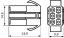 3921-06 (MFC-06M, KR4500HM-2X03P-1) корпус вилки на кабель; P=4,50мм; 6 (2x3)-конт.