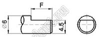 SR25P-1-4-2-20F переключатель галетный 2П4Н в плату, вал с лыской, длина 20мм