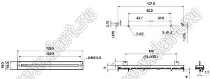 S0091N-1A1-0B502 потенциометр ползунковый 5 кОм, ход 100мм