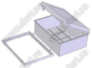 Case 11-71 корпус пластиковый влагозащищенный 390x290x160 мм