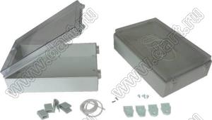 Case 11-29T корпус пластиковый влагозащищенный 295x196x85 мм с прозрачной крышкой