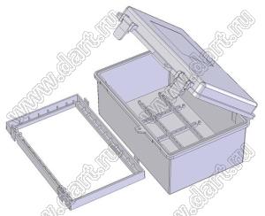 Case 11-70 корпус пластиковый влагозащищенный 290x190x140 мм