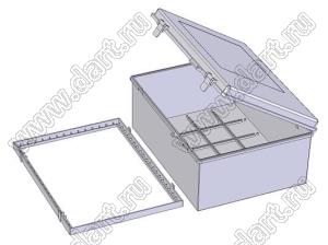 Case 11-72 корпус пластиковый влагозащищенный 460x350x200 мм