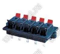 WP10-1006 блок безвинтовых зажимов для 10 проводов акустических систем