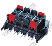 WP8-817 блок безвинтовых зажимов для 8 проводов акустических систем