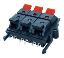 WP6-615 блок безвинтовых зажимов для 6 проводов акустических систем