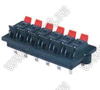 WP12-1206 блок безвинтовых зажимов для 12 проводов акустических систем