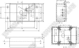 Case 11-79 корпус пластиковый влагозащищенный 158x86x48 мм