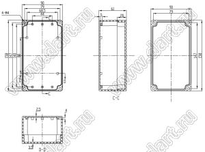 Case 11-2 корпус пластиковый влагозащищенный 158x90x61 мм