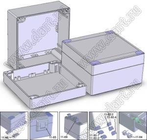 Case 11-60 корпус пластиковый влагозащищенный 160x160x90 мм