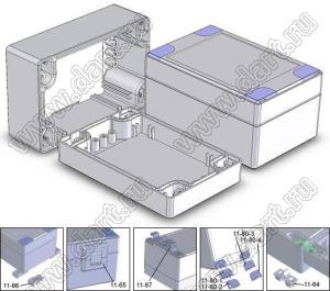 Case 11-47 корпус пластиковый влагозащищенный 120x80x60 мм