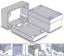 Case 11-47 корпус пластиковый влагозащищенный 120x80x60 мм