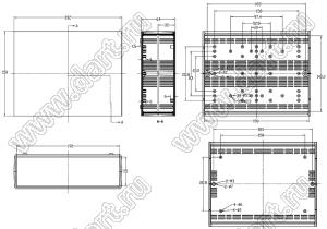 Case 15-14 бокс пластиковый 202x158x64 мм