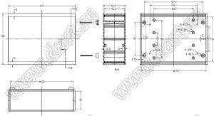 Case 15-6 бокс пластиковый 170x130x56.5 мм