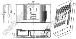 Case 19-25 корпус настенный 149.7x86.5x35.2 мм