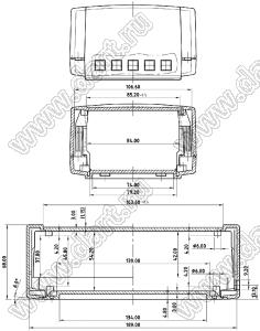 Case 18-29 корпус настольный 194x115x68 мм