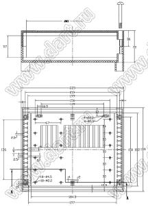 Case 15-33 бокс пластиковый 225x199x72 мм