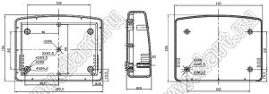 Case 18-27 корпус настольный 139.5x106x37.5 мм