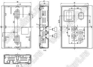 Case 19-8 корпус настенный 126x81x27 мм