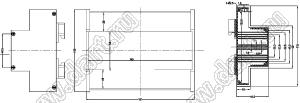 Case 23-15 корпус на DIN-рейку 151x115x44.5 мм