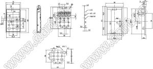 Case 26-34B корпус преобразователя частоты 141x86x20.5 мм