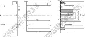 Case 23-12 корпус на DIN-рейку 100.5x115x55 мм