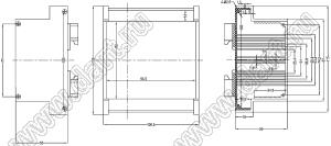 Case 23-12 корпус на DIN-рейку 100.5x115x55 мм