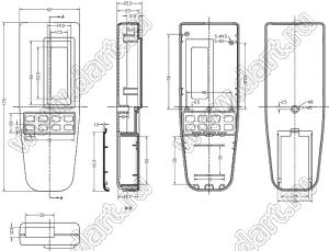 Case 21-9D корпус переносной 175x62x25.5 мм