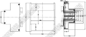 Case 23-16 (PC35F) корпус на DIN-рейку 100.5x115x44.5 мм