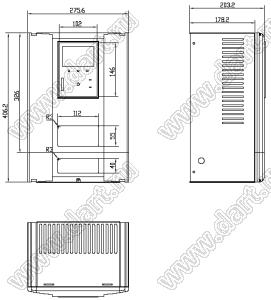 Case 26-39 корпус преобразователя частоты 406.2x275.6x203.2 мм