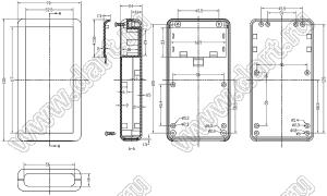 Case 21-18D корпус переносной 135x70x24 мм