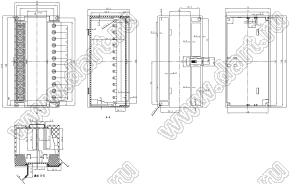 Case 23-103 корпус на DIN-рейку 154x75x70.5 мм