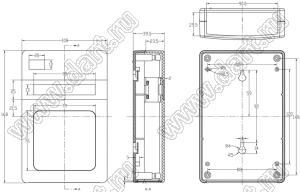 Case 21-104 корпус переносной 168x108x39.5 мм