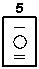 XW-601AB8BBB1 (KCD1-B2-108O51BBA) переключатель клавишный (ON)-OFF-(ON); 21,0х15,0мм; 6A 250VAC/10A 125VAC; толкатель черный/корпус черный; без подсветки;  маркировка "I O II"; терминалы 4,8x0