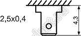 KCD11-A-102O82BB переключатель клавишный ON-ON; 15,0х10,5мм; 3A 250VAC/6A 125VAC; толкатель черный/корпус черный; без подсветки;  маркировка - нет; терминалы 2,5x0,4мм