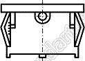 KCD1-B4Z-101O13CBB переключатель клавишный ON-OFF; 21,0х15,0мм; 6A 250VAC/10A 125VAC; толкатель черный/корпус черный; без подсветки;  маркировка "O I"; терминалы 4,8x0,8мм