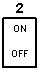 KCD1-104A-101N21RBA переключатель клавишный ON-OFF; 21,0x15,0мм; 6A 250VAC/10A 125VAC; толкатель красный/корпус черный; с подсветкой;  маркировка "O I"; терминалы 4,8x0,8мм