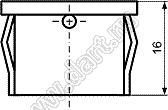 XW-601AB8BBB1 (KCD1-B2-108O51BBA) переключатель клавишный (ON)-OFF-(ON); 21,0х15,0мм; 6A 250VAC/10A 125VAC; толкатель черный/корпус черный; без подсветки;  маркировка "I O II"; терминалы 4,8x0