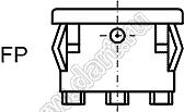 KCD1-FP-101O12BBA переключатель клавишный ON-OFF; 21,0х15,0мм; 6A 250VAC/10A 125VAC; толкатель черный/корпус черный; без подсветки;  маркировка "O I"; терминалы 4,8x0,8мм