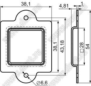 SCD-9PC(B) крышка изоляционная; черный; поликарбонат PC (UL)