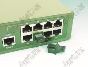 PJC-45 заглушка гнезда RJ-45; пластик ABS (UL); черный