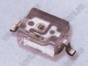 BT28-21UYOC/S530-A2/TR8 светодиод аксиальный; оранжевый; 605нм; корпус прозрачный; 2,0…2,4V; 500…700мКд; 130°