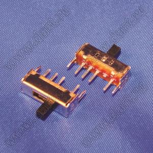 SS-13D01-G6 переключатель движковый прямой 1P3T; Uном=50В; I max=0,3А