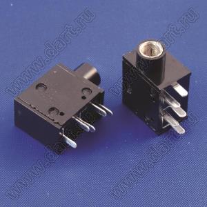 PJ-325 (ST-215N-01, ST-225-06, CKX-3.5-32) гнездо аудио на плату  3,5мм