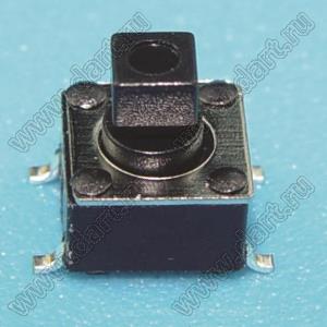 TD-0681-X кнопка тактовая SMD; 6,0x6,0мм; размер толкателя=2,8x2,8мм